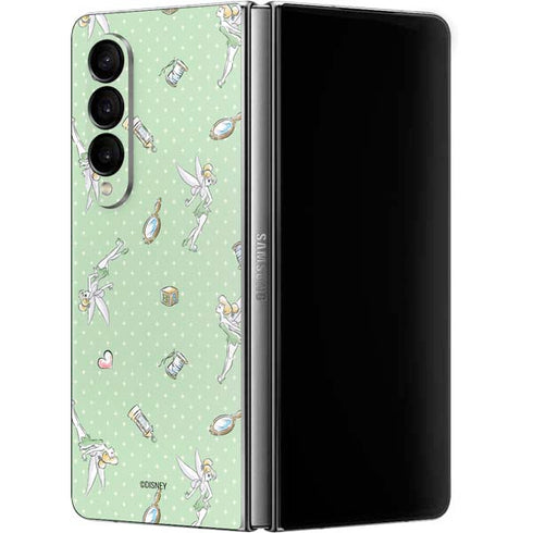Disney Tinker Bell Trinkets Pattern Galaxy Z Fold4 5G Skin