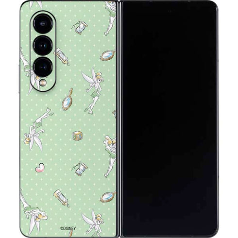Disney Tinker Bell Trinkets Pattern Galaxy Z Fold4 5G Skin