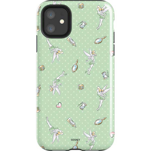 Disney Tinker Bell Trinkets Pattern iPhone 11 Impact Case