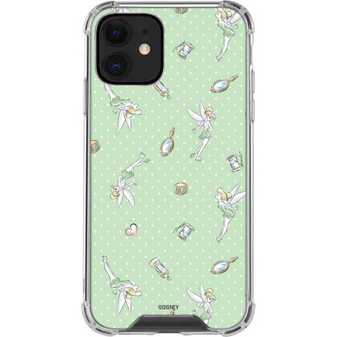 Disney Tinker Bell Trinkets Pattern iPhone 12 Clear Case
