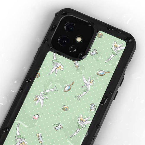 Disney Tinker Bell Trinkets Pattern iPhone 12 Mini Waterproof Case