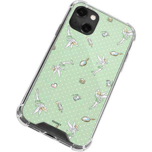 Disney Tinker Bell Trinkets Pattern iPhone 13 Mini Clear Case