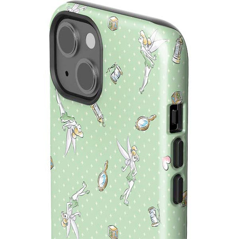 Disney Tinker Bell Trinkets Pattern iPhone 14 Plus Impact Case