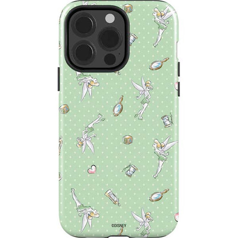 Disney Tinker Bell Trinkets Pattern iPhone 15 Pro Impact Case