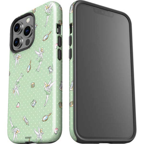 Disney Tinker Bell Trinkets Pattern iPhone 14 Pro Impact Case