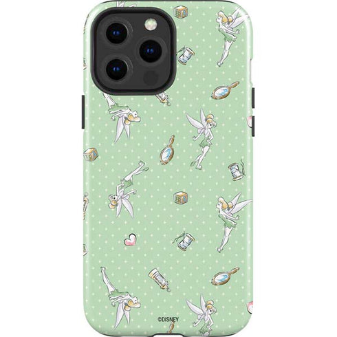 Disney Tinker Bell Trinkets Pattern iPhone 15 Pro Max Impact Case