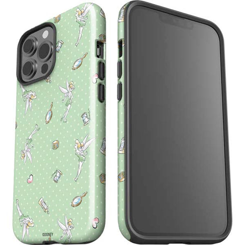 Disney Tinker Bell Trinkets Pattern iPhone 15 Pro Max Impact Case