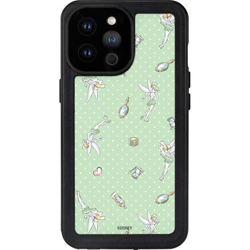 Disney Tinker Bell Trinkets Pattern iPhone 14 Pro Max Waterproof Case