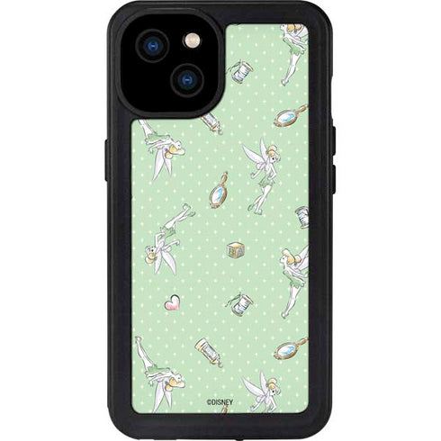 Disney Tinker Bell Trinkets Pattern iPhone 15 Plus Waterproof Case