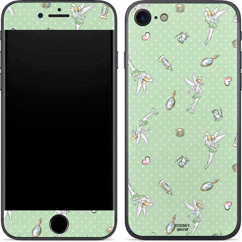 Disney Tinker Bell Trinkets Pattern iPhone 8 Skin