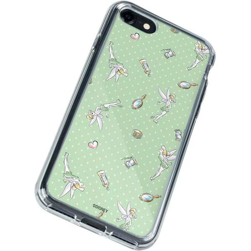 Disney Tinker Bell Trinkets Pattern iPhone SE (2nd & 3rd Gen) Clear Case