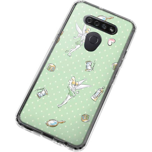 Disney Tinker Bell Trinkets Pattern LG K51/Q51 Clear Case