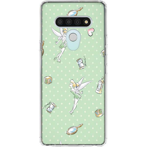 Disney Tinker Bell Trinkets Pattern LG Stylo 6 Clear Case