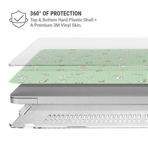 Disney Tinker Bell Trinkets Pattern MacBook Air 13in M1 (2021) Case plus Skin