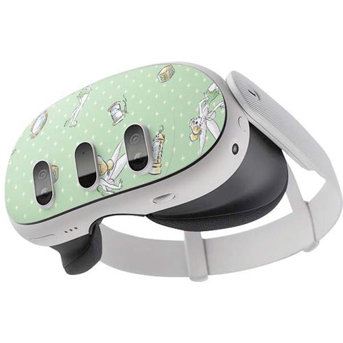 Disney Tinker Bell Trinkets Pattern Meta Quest 3 Skin