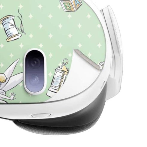 Disney Tinker Bell Trinkets Pattern Meta Quest 3 Skin