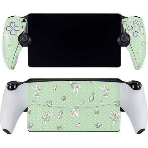 Disney Tinker Bell Trinkets Pattern PlayStation Portal Remote Player Skin