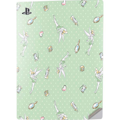 Disney Tinker Bell Trinkets Pattern PS5 Digital Edition Console Skin