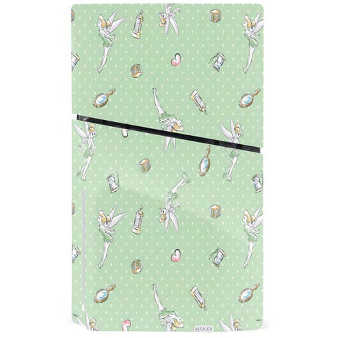 Disney Tinker Bell Trinkets Pattern PS5 Slim Disk Console Skin