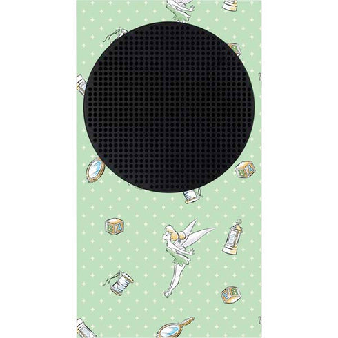 Disney Tinker Bell Trinkets Pattern Xbox Series S Console Skin