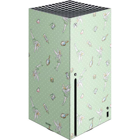 Disney Tinker Bell Trinkets Pattern Xbox Series X Console Skin