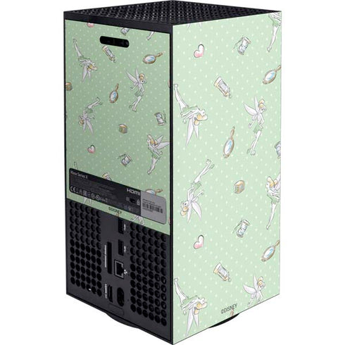 Disney Tinker Bell Trinkets Pattern Xbox Series X Console Skin