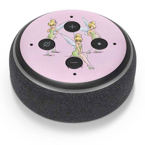 Disney Tinker Bell Water Color Art Poses Amazon Echo Dot Skin