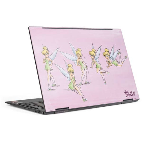 Disney Tinker Bell Water Color Art Poses HP Envy Skin