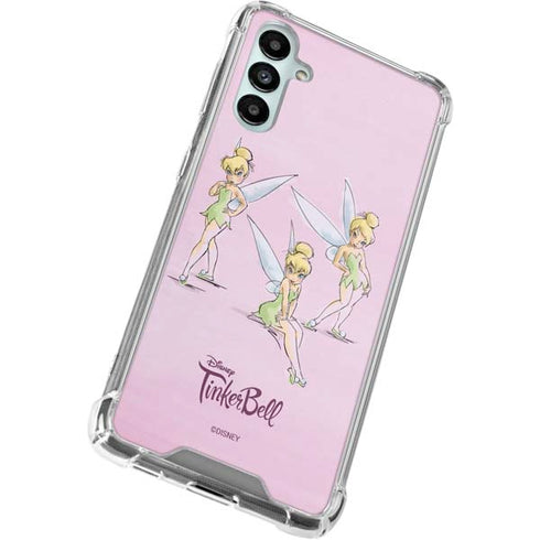 Disney Tinker Bell Water Color Art Poses Galaxy A14 5G Clear Case