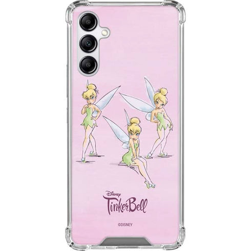 Disney Tinker Bell Water Color Art Poses Galaxy A15 5G Clear Case