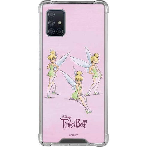Disney Tinker Bell Water Color Art Poses Galaxy A51 5G Clear Case