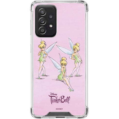 Disney Tinker Bell Water Color Art Poses Galaxy A52 5G Clear Case
