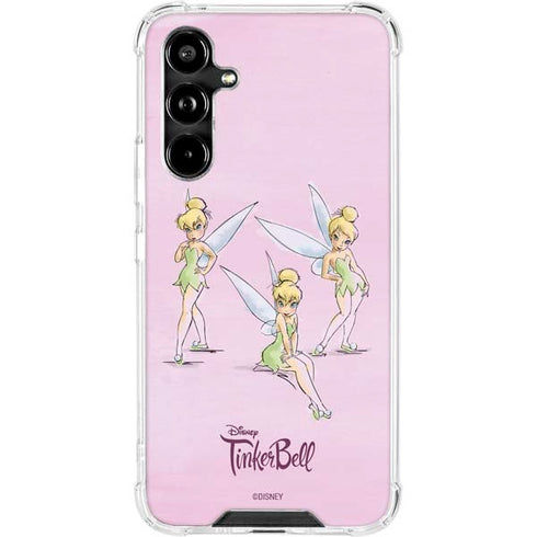 Disney Tinker Bell Water Color Art Poses Galaxy A54 5G Clear Case