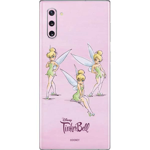 Disney Tinker Bell Water Color Art Poses Galaxy Note 10 Skin