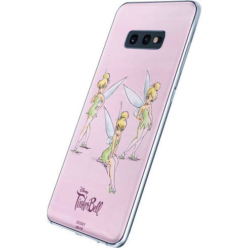 Disney Tinker Bell Water Color Art Poses Galaxy S10e Skin