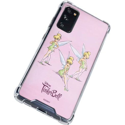 Disney Tinker Bell Water Color Art Poses Galaxy S20 FE Clear Case