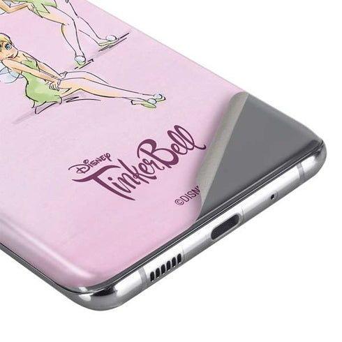 Disney Tinker Bell Water Color Art Poses Galaxy S20 Plus Skin