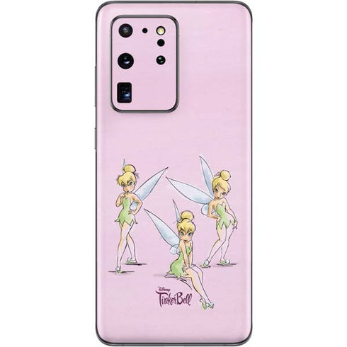 Disney Tinker Bell Water Color Art Poses Galaxy S20 Ultra 5G Skin