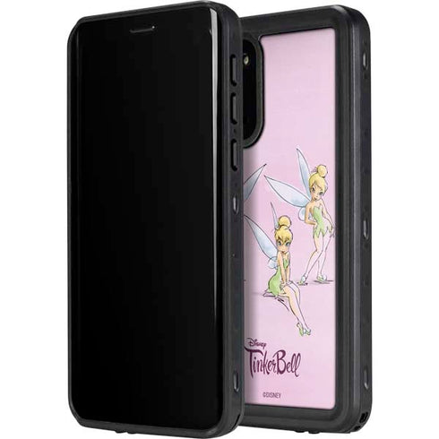 Disney Tinker Bell Water Color Art Poses Galaxy S20 Waterproof Case