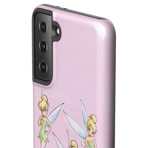 Disney Tinker Bell Water Color Art Poses Galaxy S21 FE Pro Case