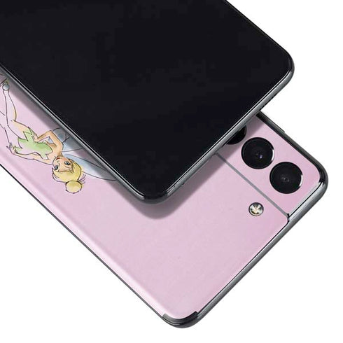 Disney Tinker Bell Water Color Art Poses Galaxy S21 Plus 5G Skin
