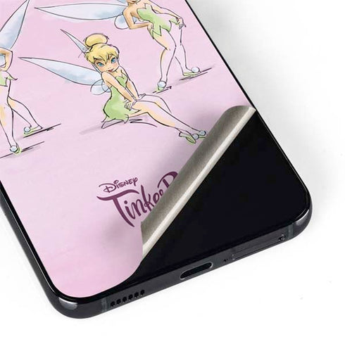 Disney Tinker Bell Water Color Art Poses Galaxy S22 Plus Skin