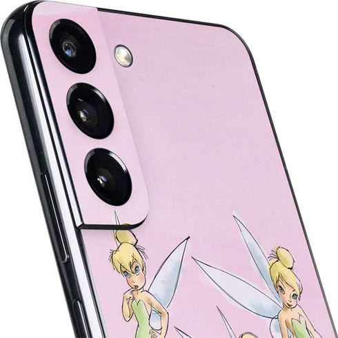 Disney Tinker Bell Water Color Art Poses Galaxy S22 Skin