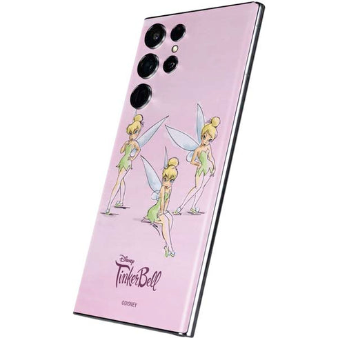 Disney Tinker Bell Water Color Art Poses Galaxy S22 Ultra Skin