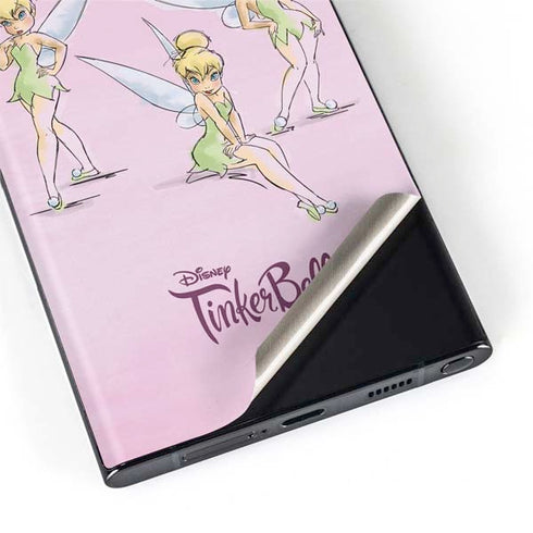 Disney Tinker Bell Water Color Art Poses Galaxy S22 Ultra Skin