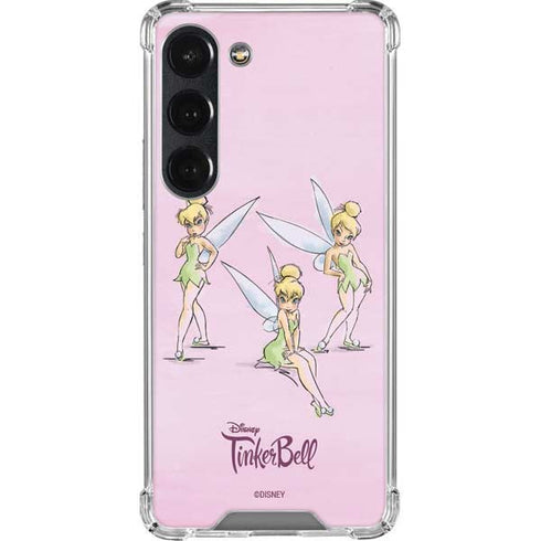 Disney Tinker Bell Water Color Art Poses Galaxy S23 Clear Case