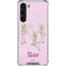 Disney Tinker Bell Water Color Art Poses Galaxy S23 Plus Clear Case