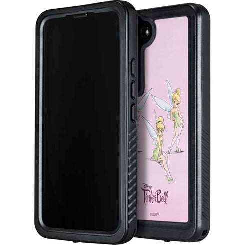 Disney Tinker Bell Water Color Art Poses Galaxy S23 Plus Waterproof Case