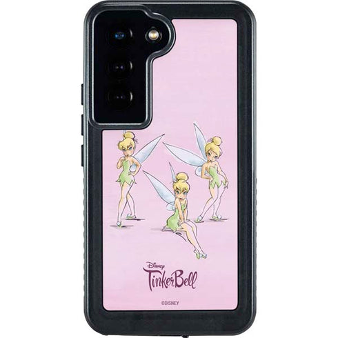Disney Tinker Bell Water Color Art Poses Galaxy S23 Waterproof Case