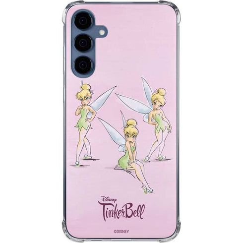 Disney Tinker Bell Water Color Art Poses Galaxy S24 Clear Case